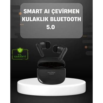 Nevamel® Yapay Zeka Destekli Bluetooth Kulaklık Anlık Çeviri ve Gürültü Engelleme