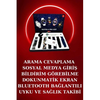 Nevamel® Yeni Model Akıllı Saat ve Ucuz Kaliteli Bluetooth Kulaklık Amoled Ekran Aynalı