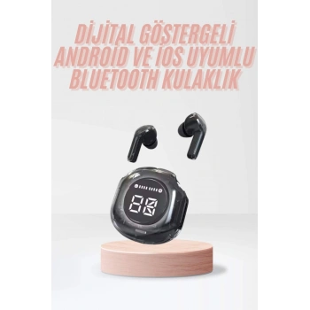 Nevamel Yeni Nesil Bluetooth Kulaklık Dijital Göstergeli Gaming Dokunmatik 5.3 Kablosuz
