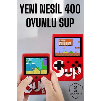 Nevamel Yeni Nesil Çocuklara Özel SUP 400 Oyunlu Mini El Konsolu