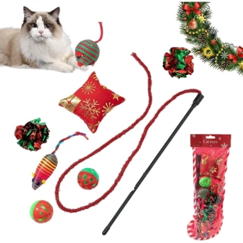 Nevamel Yılbaşı Konseptli Kedi Oyuncak Seti