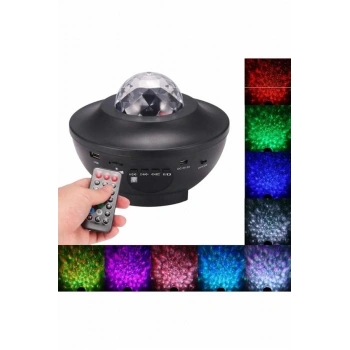 Nevamel Yıldızlı gökyüzü Projektörü Uzaktan kumandalı Çocuklara Özel Şarjlı