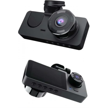 Nevamel® Yol Kayıt Araç Kamerası HD DVR 3 Kameralı 2.0in Ekranlı Ön İç Arka