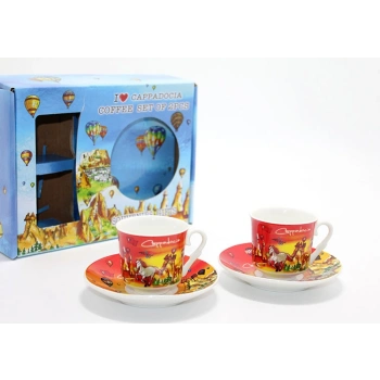 Nevamel Yöresel İkili Fincan Seti Model 1