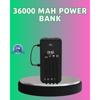 Nevamel® Yüksek Kapasite Taşınabilir Şarj Aleti Çoklu Kablo Çıkışlı