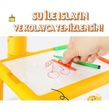 Nevamel Zürafa Tasarımlı Projeksiyonlu Boyama Tahtası