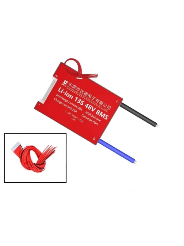 Daly Bms 13S 30A 48V Li-on Balanslı Ortak Port