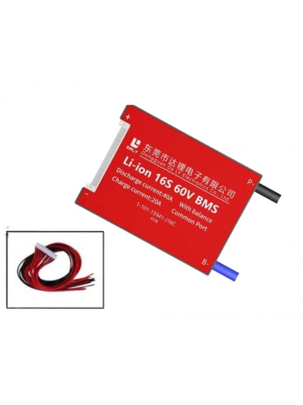 Daly Bms 16S 40A 60V Li-on Balanslı Ortak Port