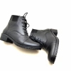 4052 AYMODA BAYAN KLASİK HAKİKİ DERİ TOPUKLU FERMARLI BOT