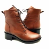 9050 AYMODA DERİ SİVRİ KALIP KLASİK RAHAT BOT