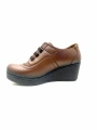 1570 AYMODA HAKİKİ DERİ DOLGU TABANLI CIRTLI KADIN AYAKKABISI