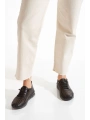1702 AYMODA SOFT HAKİKİ DERİ LAZER DELİKLİ ORTOPEDİK GÜNLÜK CASUEL BAYAN AYAKKABISI