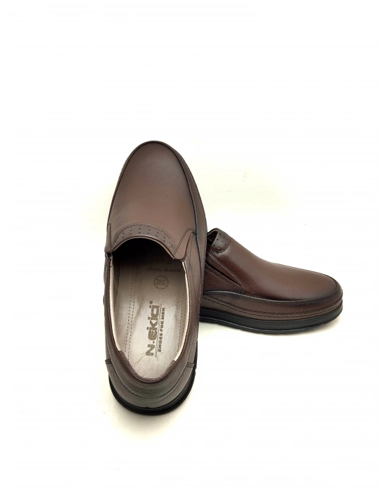 029 NUH EKİCİ COMFORT ERKEK AYAKKABI HAKİKİ DERİ ANATOMİK HAFİF POLİ TABAN AYAKKABI