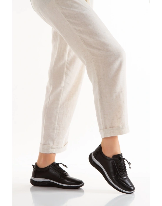 1115 VEFAZEN DERİ BAYAN KONFORT GÜNLÜK SPOR AYAKKABI