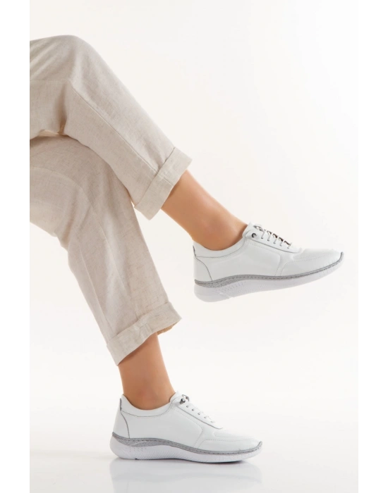 1115 VEFAZEN DERİ BAYAN GÜNLÜK SPOR AYAKKABI