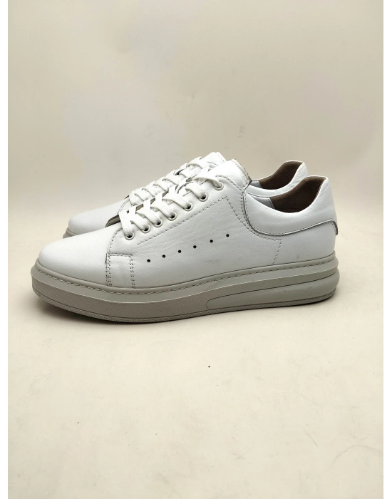 140 AYMODA DERİ ERKEK YÜKSEK POLİ TABAN AYAKKABI