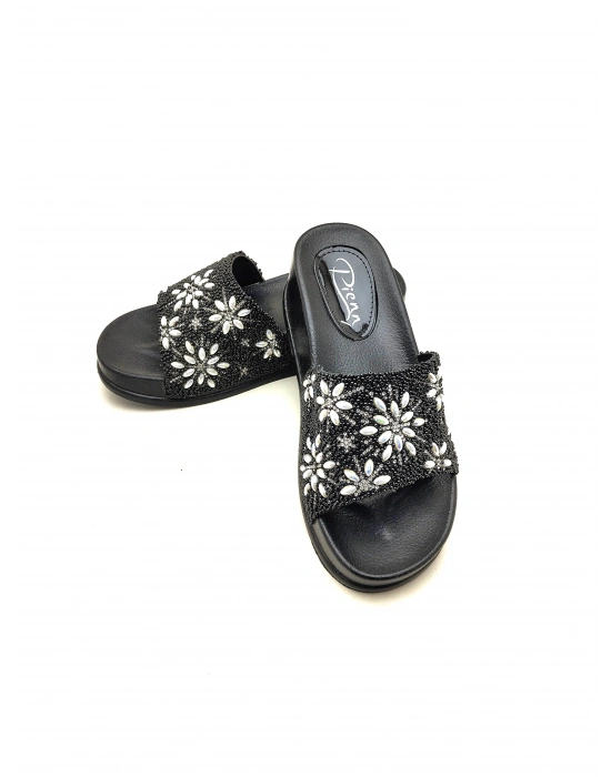 20028 PİENN YÜKSEK TABANLI TAŞLI KADIN TERLİĞİ