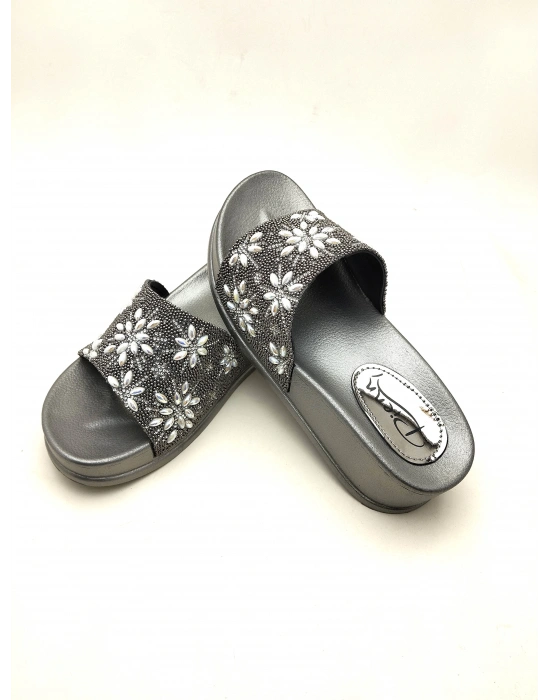 20028 PİENN YÜKSEK TABANLI TAŞLI KADIN TERLİĞİ