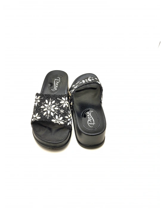 20028 PİENN YÜKSEK TABANLI TAŞLI KADIN TERLİĞİ