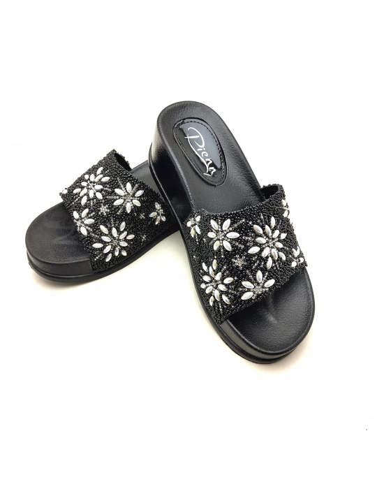 20028 PİENN YÜKSEK TABANLI TAŞLI KADIN TERLİĞİ