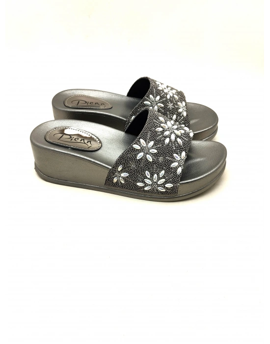 20028 PİENN YÜKSEK TABANLI TAŞLI KADIN TERLİĞİ