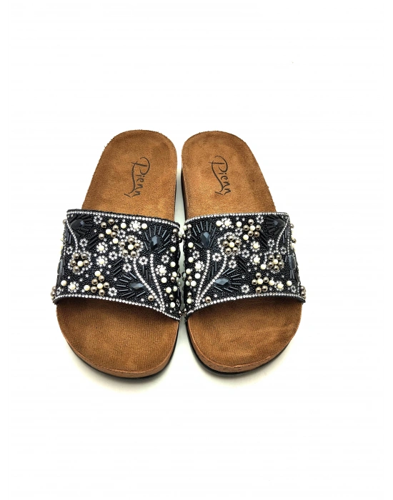 20050 PARMİ TAŞLI BAYAN RAHAT ŞIK TERLİK