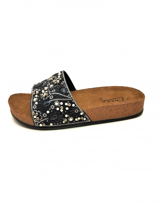 20050 PARMİ TAŞLI BAYAN RAHAT ŞIK TERLİK