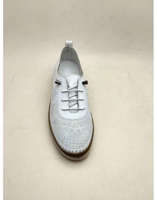 310 AYMODA DERİ BAYAN ANATOMİK GÜNLÜK SPOR AYAKKABI