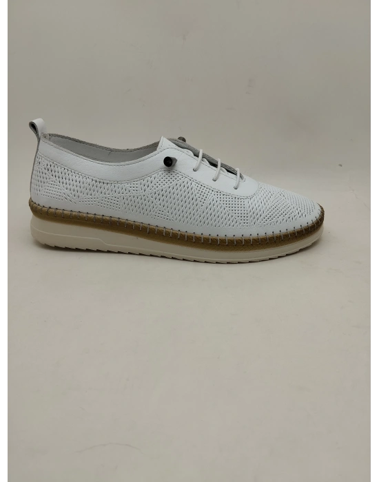 310 AYMODA DERİ BAYAN ANATOMİK GÜNLÜK SPOR AYAKKABI