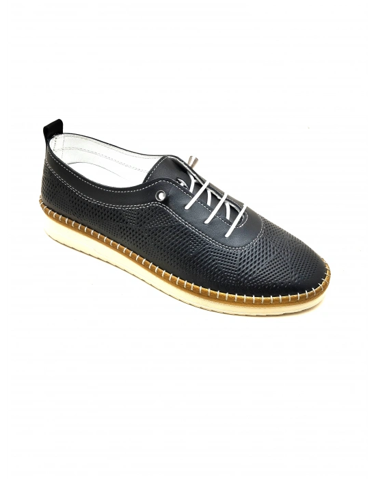 310 AYMODA DERİ BAYAN ANATOMİK GÜNLÜK SPOR AYAKKABI