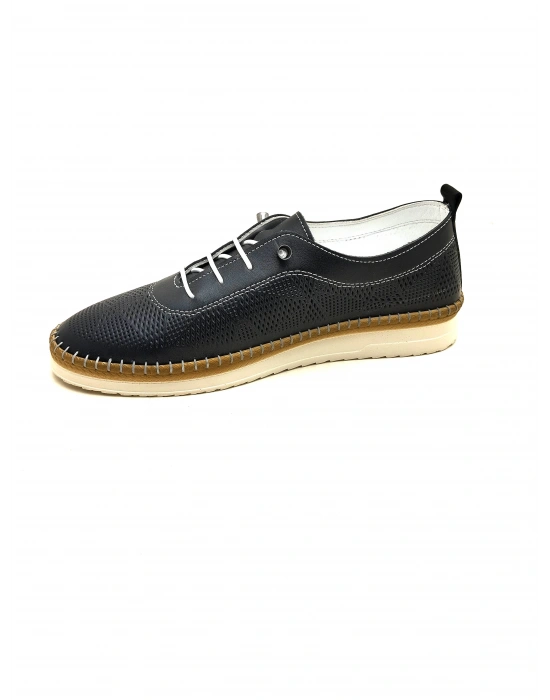 310 AYMODA DERİ BAYAN ANATOMİK GÜNLÜK SPOR AYAKKABI