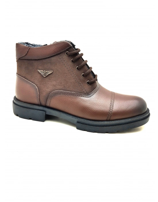 3408L UİS FİGO DERİ FERMARLI GARNİ ERKEK GÜNLÜK BOT