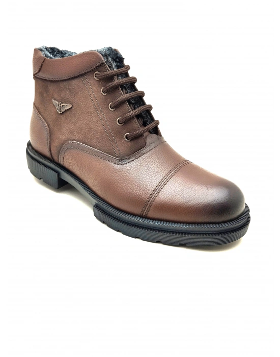 3408L UİS FİGO DERİ FERMARLI GARNİ ERKEK GÜNLÜK BOT