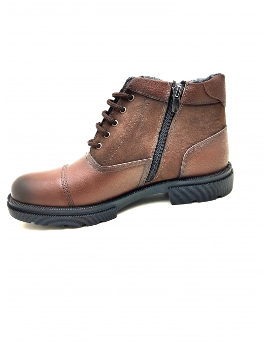 3408L UİS FİGO DERİ FERMARLI GARNİ ERKEK GÜNLÜK BOT