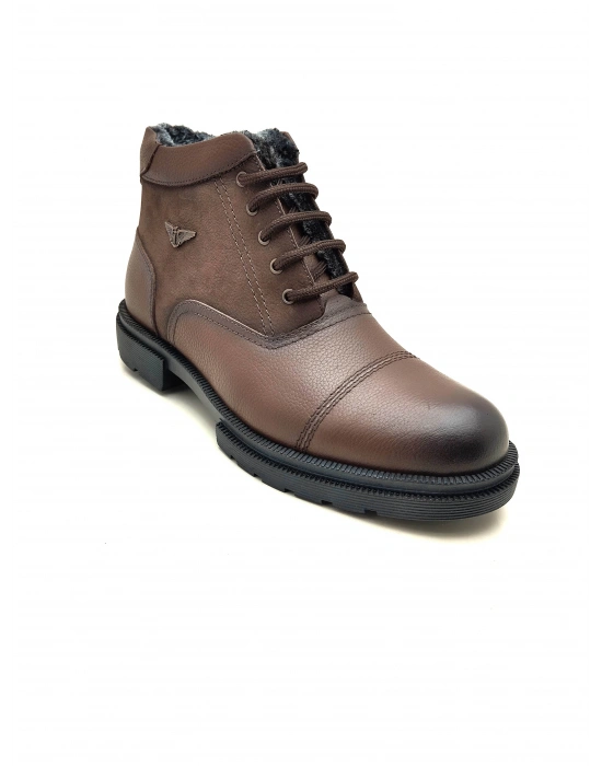 3408L UİS FİGO DERİ FERMARLI GARNİ ERKEK GÜNLÜK BOT