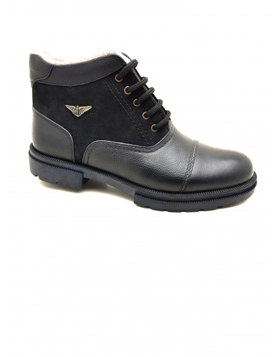 3408L UİS FİGO DERİ FERMARLI GARNİ ERKEK GÜNLÜK BOT