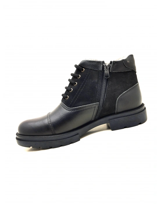 3408L UİS FİGO DERİ FERMARLI GARNİ ERKEK GÜNLÜK BOT