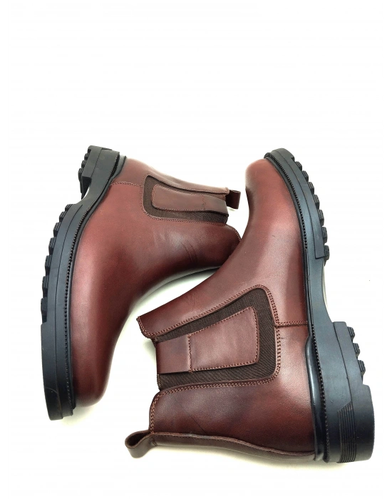 3758 LUİS FİGO ERKEK HAKİKİ DERİ LASTİKLİ KOLAY KULLANIŞLI BOT