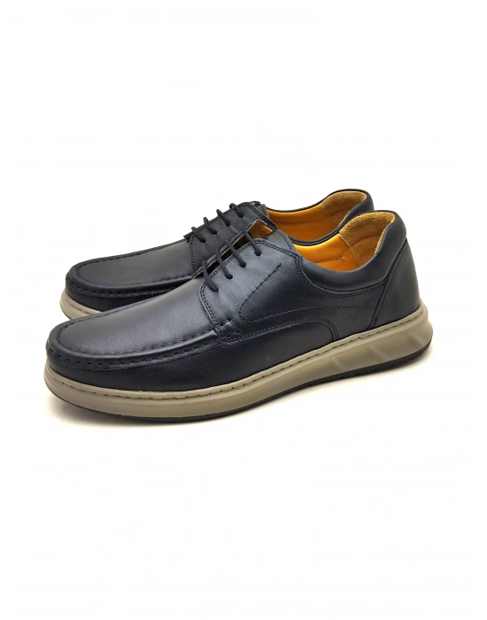 3802 LUİS FİGO HAKİKİ DERİ ERKEK BAĞCIKLI POLİ TABAN KOMFORT AYAKKABI