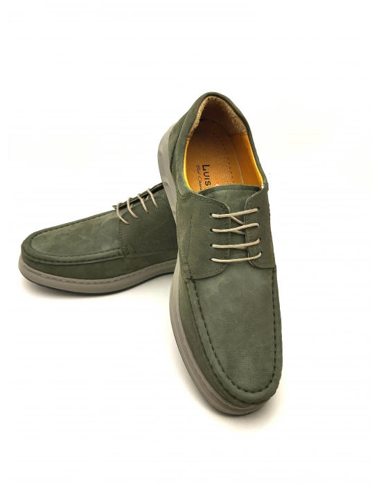 3802 LUİS FİGO HAKİKİ DERİ ERKEK BAĞCIKLI POLİ TABAN KOMFORT AYAKKABI