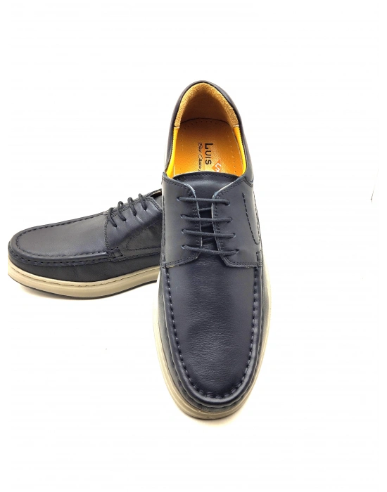 3802 LUİS FİGO HAKİKİ DERİ ERKEK BAĞCIKLI POLİ TABAN KOMFORT AYAKKABI