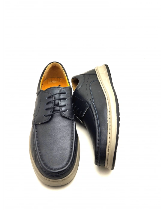 3802 LUİS FİGO HAKİKİ DERİ ERKEK BAĞCIKLI POLİ TABAN KOMFORT AYAKKABI