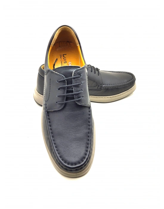 3802 LUİS FİGO HAKİKİ DERİ ERKEK BAĞCIKLI POLİ TABAN KOMFORT AYAKKABI