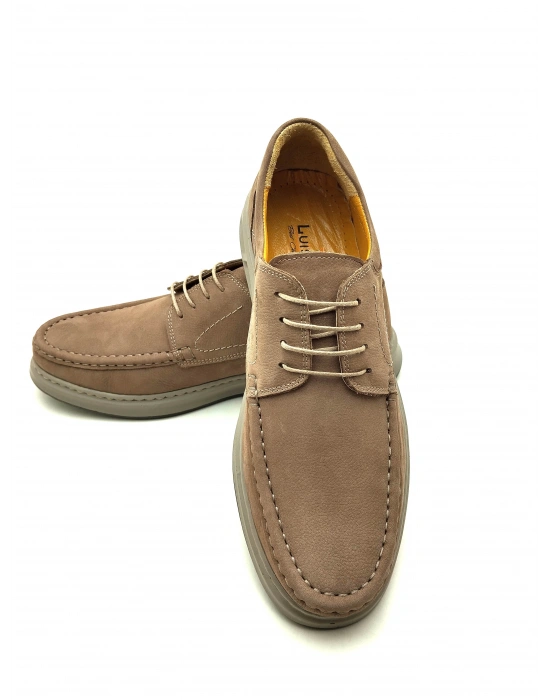 3802 LUİS FİGO HAKİKİ DERİ ERKEK BAĞCIKLI POLİ TABAN KOMFORT AYAKKABI