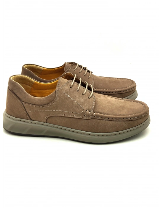 3802 LUİS FİGO HAKİKİ DERİ ERKEK BAĞCIKLI POLİ TABAN KOMFORT AYAKKABI