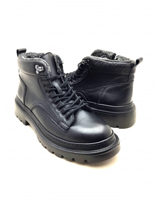 3826 LUİS FİGO DERİ İÇİ MİFLONLU POLİ TABAN BOT