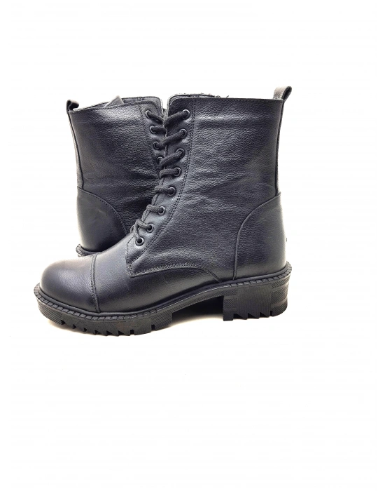 5003 MODA KADIN HAKİKİ DERİ UZUN KONÇLU POSTAL BOT