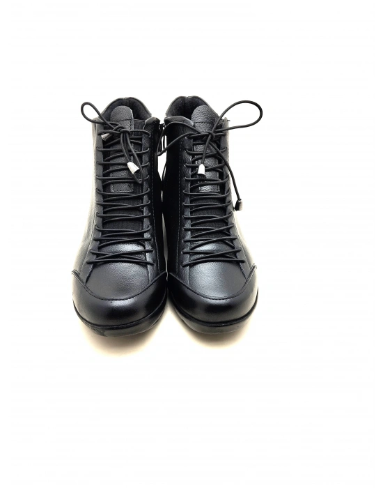 5008 AYMODA LASTİKLİ FERMARLI BAYAN DERİ BOT