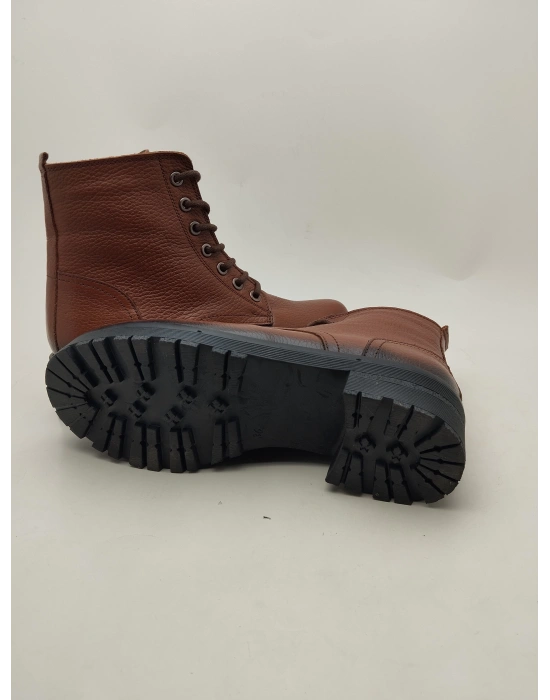 504 AYMODA HAKİKİ DERİ DÜZ YÜZLÜ BAYAN POSTAL BOT