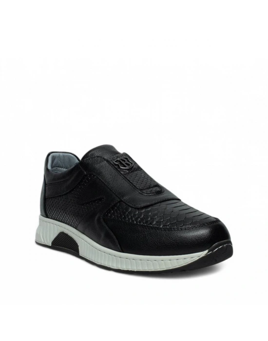 5070 MERT ERKEK POLİTABAN HAKİKİ DERİ LASTİKLİ AYAKKABI